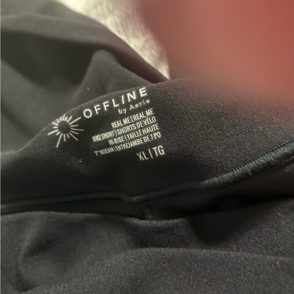 Aerie OFFLINE Black Active Shorts